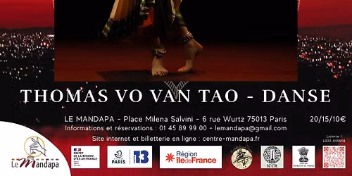 R\u00e9cital de Mohiniyattam - Thomas Vo Van Tao