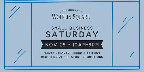 Small Business Saturday at Wolflin Square