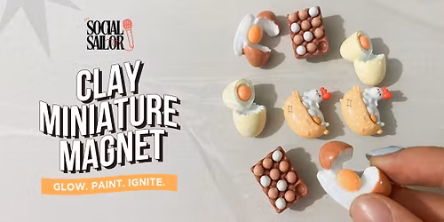 Clay Miniature Magnet - Bangalore