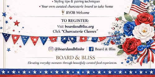Patriotic Charcuterie Workshop