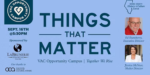 Things That Matter: VAC Opportunity Campus \u2014 Together We Rise