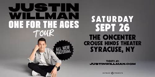 Justin Willman: One For The Ages Tour
