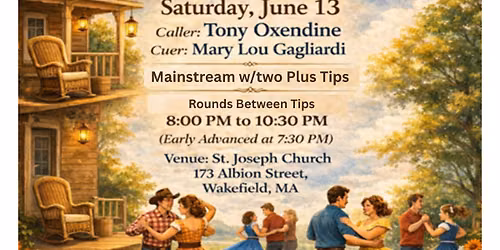 Riverside Squares June Square Dance with Tony Oxendine!