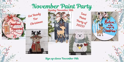 November Paint Party