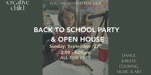 TCC's Back To School Party & Open House