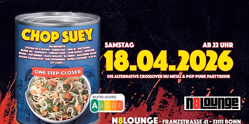 CHOP SUEY - One Step Closer