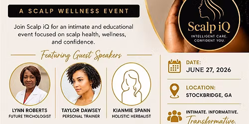 The Confidence Experience: Hair, Scalp & Wellness Event