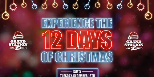 Experience The 12 Days of Christmas! - Day 5
