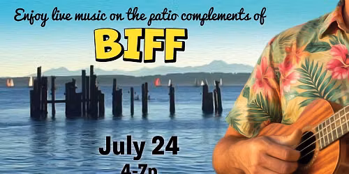 Biff on the Patio