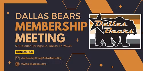 Dallas Bears Monthly Membership Meeting