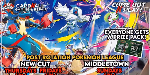 Pokemon League Night! - Sundays at 4pm at Middletown