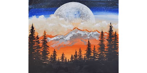 Full Moon on the Rise - Paint and Sip in Houston | Classpop!\u2122