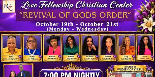 "REVIVAL OF GODS ORDER"