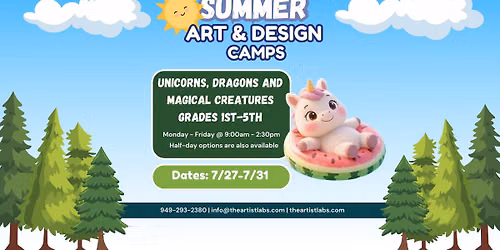 Summer Camp Unicorns, Dragons and Magical Creatures (1st-5th)