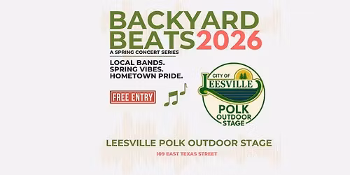 Backyard Beats Spring Concert Series