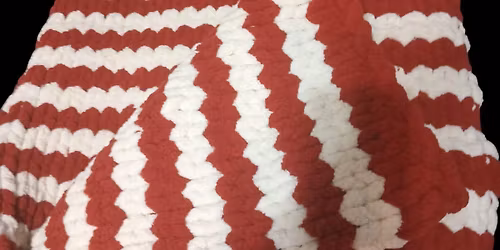 Chunky blanket class Candy Cane Edition