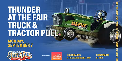 Thunder at the Fair Truck and Tractor Pull sponsored by American Bank & Trust