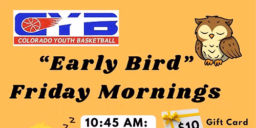 Weekly Friday Morning Bingo Sessions at Turn of the Century with Colorado Youth Basketball