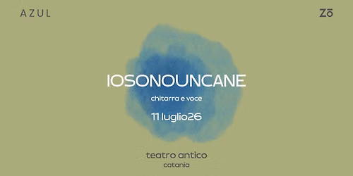 IOSONOUNCANE | chitarra e voce | Teatro Antico, Catania