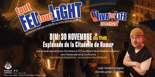 Tout Feu Tout Light pour Viva for Life