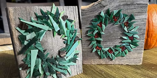 \u2728 Mosaic Wreath Workshop at Rubber Ducky Winery \u2728