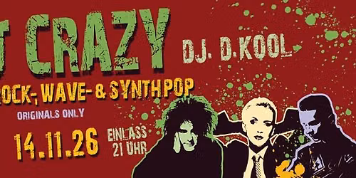 Beat Crazy - die alternative 80er Jahre -Party