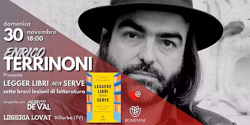 Enrico TERRINONI // Leggere libri non serve 