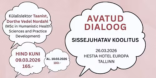 Avatud Dialoogi sissejuhatav koolitus