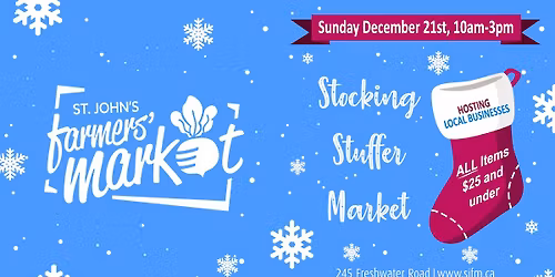 Stocking Stuffer Market Weekend 2! Sunday Specialty Market Vendors
