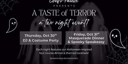 Halloween Weekend ~ Taste of Terror