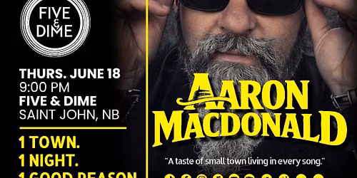 Aaron MacDonald - Live at the Five & Dime