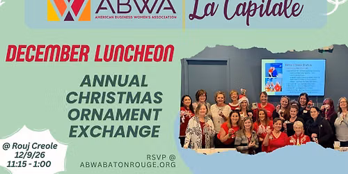 December Luncheon - Ornament Exchange