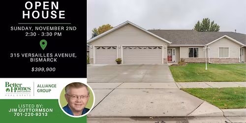 Open House! 315 Versailles Avenue, Bismarck