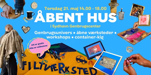 \u2728\u00c5bent Hus - kreativt genbrugsunivers \u2728