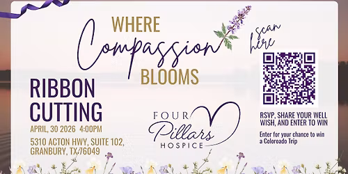 Ribbon Cutting For Four Pillars Hospice