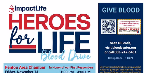 Heroes for Life Blood Drive | In Honor of our First Responders