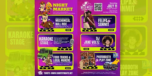 Wild West Country Night & Night Market