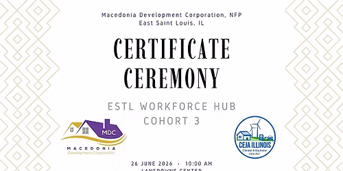 ESTL Workforce Hub Graduation: Cohort 3