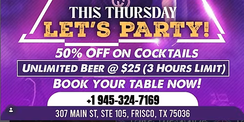 Ladies Night this Thursday is yours at The Retro Street.