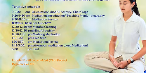 December 1 Day Retreat