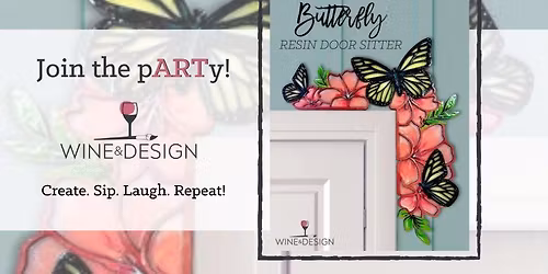 Butterfly Resin Door Sitter | Sales End 06\/07 @ 11:59PM | Wine & Design