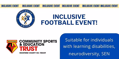 Inclusive Football Event!