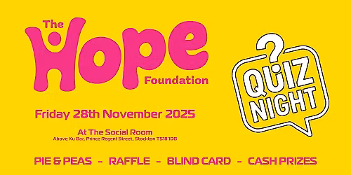 Hope Foundation Quiz Night 2025 @ The Social Room