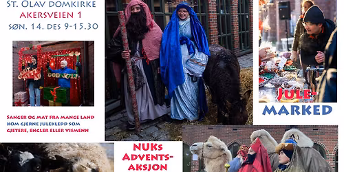 Julemarked med levende julekrybbe!