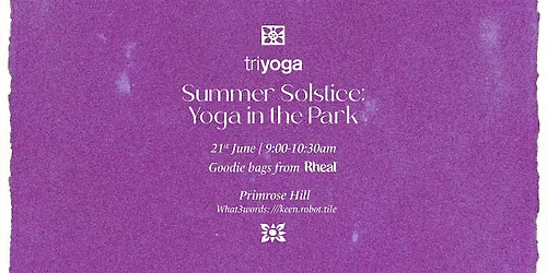 Summer Solstice: Yoga in the Park