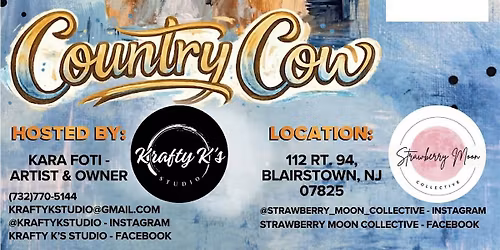 Country Cow Paint Party