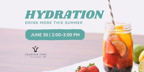 Hydration: Drink More This Summer