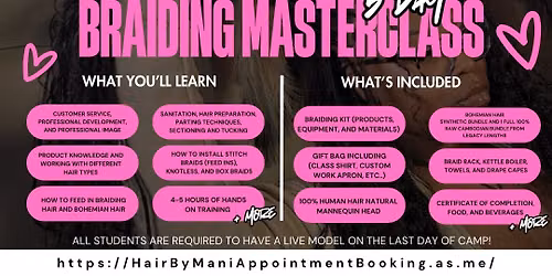 5-day Braid training camp 