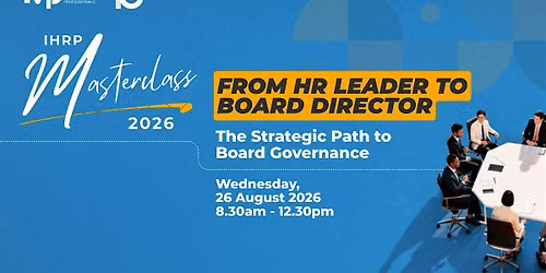 [Masterclass] From HR Leader to Board Director