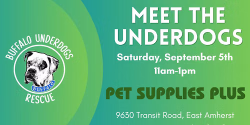Meet the Underdogs @ PSP East Amherst \ud83d\udc9a